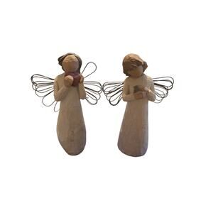 ​Willow Tree Angel of the Heart & Angel of Healing Figurine Lot home decor